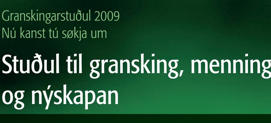 Stuðul til gransking 2009.PNG